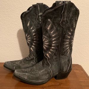 Laredo Women’s Silver Starburst Cowboy Boot